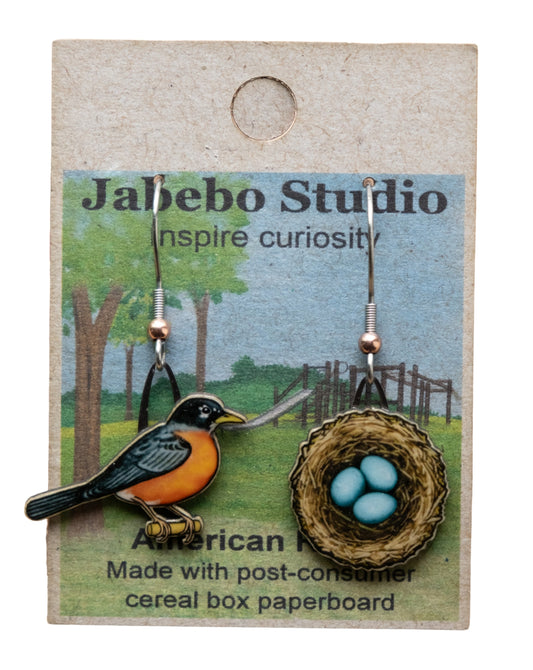American Robin Earrings